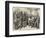 The American Presidential Election, a Sketch at Washington-Felix Regamey-Framed Giclee Print