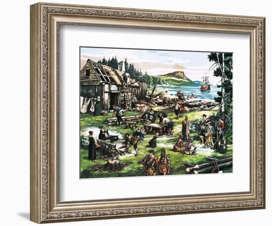 The American Settlers-Ron Embleton-Framed Giclee Print