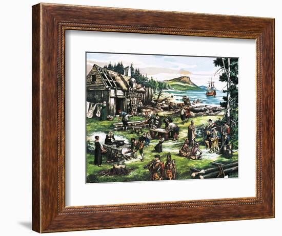 The American Settlers-Ron Embleton-Framed Giclee Print