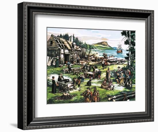 The American Settlers-Ron Embleton-Framed Giclee Print