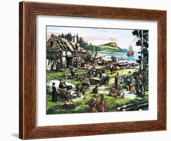 The American Settlers-Ron Embleton-Framed Giclee Print