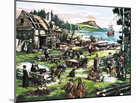 The American Settlers-Ron Embleton-Mounted Giclee Print