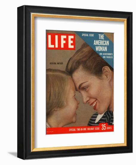 The American Woman, December 24, 1956-Grey Villet-Framed Photographic Print