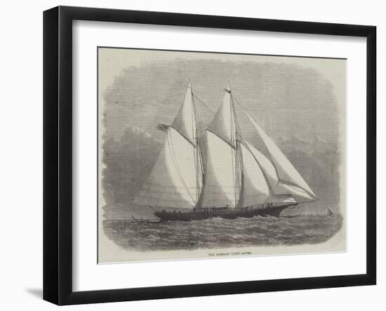 The American Yacht Sappho-Edwin Weedon-Framed Giclee Print