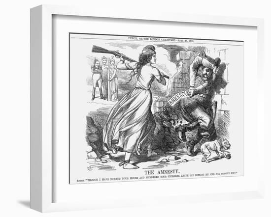 The Amnesty, 1863-John Tenniel-Framed Giclee Print