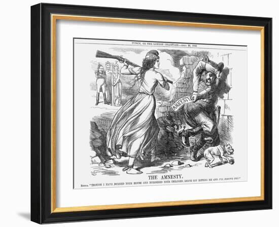 The Amnesty, 1863-John Tenniel-Framed Giclee Print