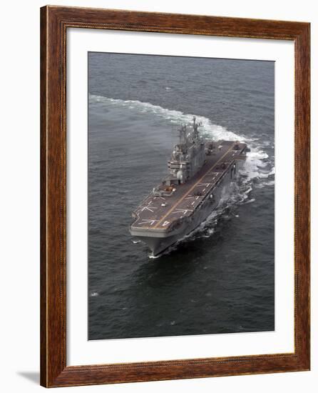 The Amphibious Assault Ship USS Nassau-Stocktrek Images-Framed Photographic Print