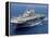 The Amphibious Assault Ship USS Peleliu in Transit in the Pacific Ocean-Stocktrek Images-Framed Premier Image Canvas