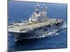 The Amphibious Assault Ship USS Peleliu in Transit in the Pacific Ocean-Stocktrek Images-Mounted Photographic Print