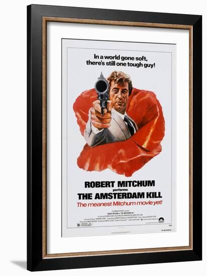 The Amsterdam Kill, Robert Mitchum, 1977-null-Framed Art Print