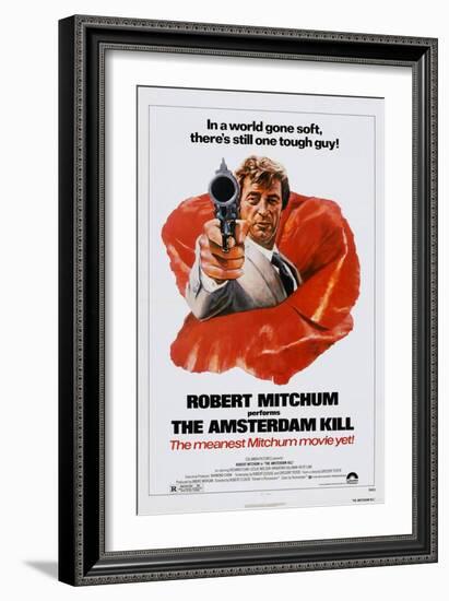 The Amsterdam Kill, Robert Mitchum, 1977-null-Framed Art Print