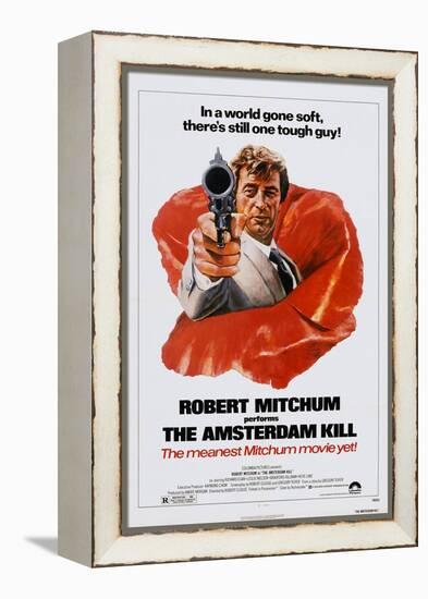 The Amsterdam Kill, Robert Mitchum, 1977-null-Framed Stretched Canvas