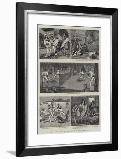 The Amusements of the British Tar Abroad-null-Framed Giclee Print