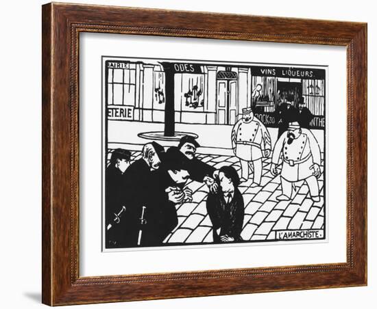 The Anarchist, 1892-Félix Vallotton-Framed Giclee Print