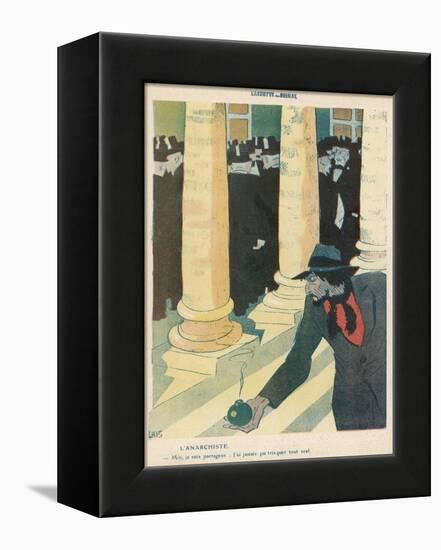 The Anarchist Plants a Bomb-Juan Gris-Framed Premier Image Canvas