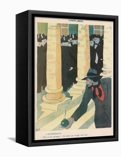 The Anarchist Plants a Bomb-Juan Gris-Framed Premier Image Canvas