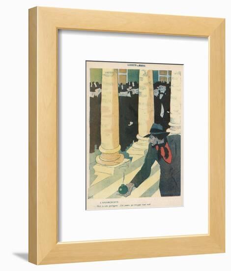 The Anarchist Plants a Bomb-Juan Gris-Framed Photographic Print