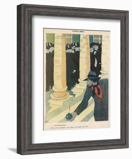 The Anarchist Plants a Bomb-Juan Gris-Framed Photographic Print