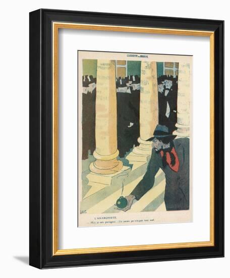 The Anarchist Plants a Bomb-Juan Gris-Framed Photographic Print