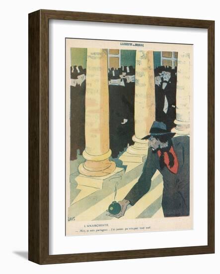 The Anarchist Plants a Bomb-Juan Gris-Framed Photographic Print