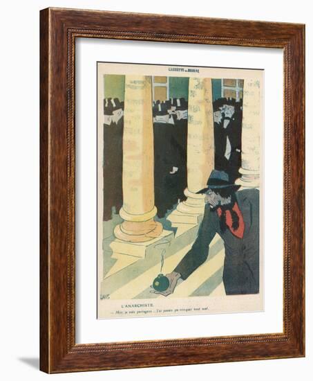 The Anarchist Plants a Bomb-Juan Gris-Framed Photographic Print