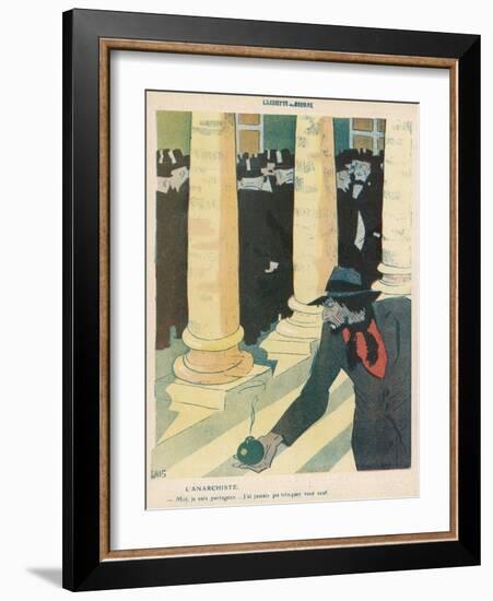 The Anarchist Plants a Bomb-Juan Gris-Framed Photographic Print