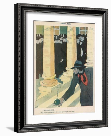 The Anarchist Plants a Bomb-Juan Gris-Framed Photographic Print