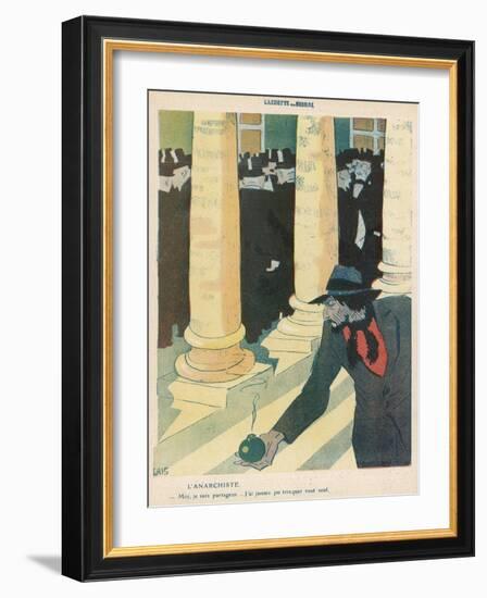 The Anarchist Plants a Bomb-Juan Gris-Framed Photographic Print