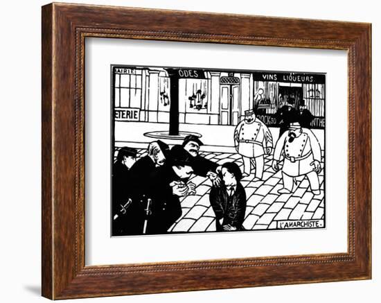 The Anarchist-Félix Vallotton-Framed Giclee Print