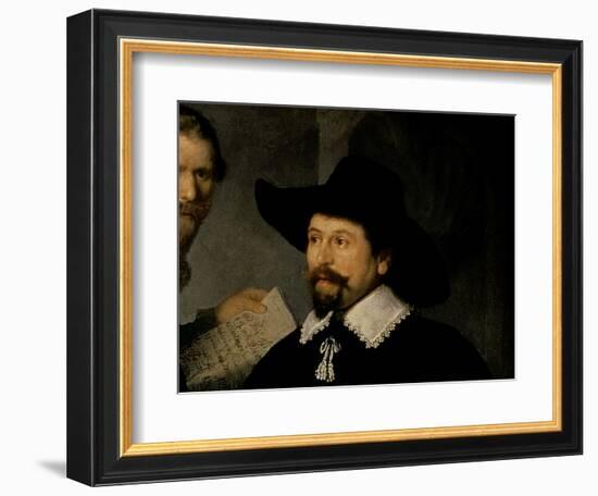 The Anatomy Lesson of Dr. Nicolaes Tulp, 1632-Rembrandt van Rijn-Framed Giclee Print