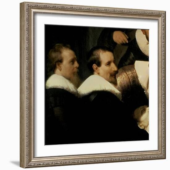 The Anatomy Lesson of Dr. Nicolaes Tulp, 1632-Rembrandt van Rijn-Framed Giclee Print