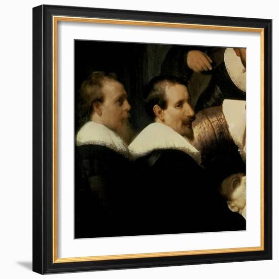 The Anatomy Lesson of Dr. Nicolaes Tulp, 1632-Rembrandt van Rijn-Framed Giclee Print