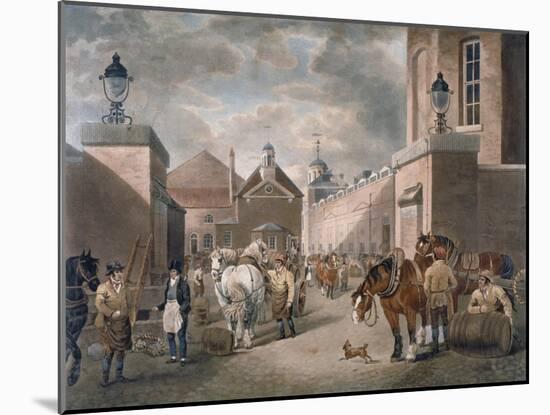 The Anchor Brewery, Mile End Road, Stepney, London, C1820-Dean Wolstenholme-Mounted Giclee Print