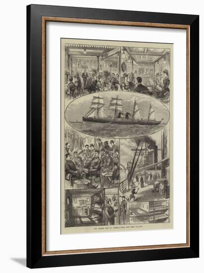 The Anchor Line Ss Austral, Trial Trip from Glasgow-Frank Watkins-Framed Giclee Print