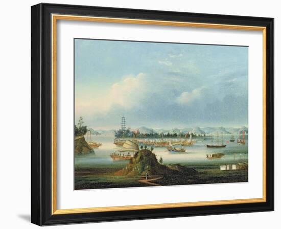 The Anchorage at Whampoa, C.1855-You Qua-Framed Giclee Print