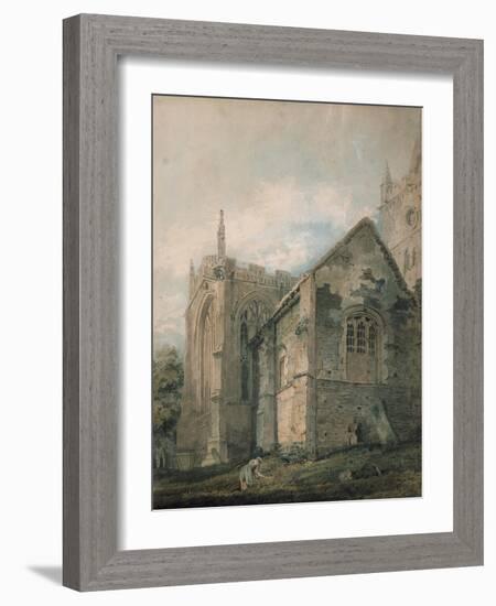 The Ancient Charnel House-Thomas Girtin-Framed Giclee Print