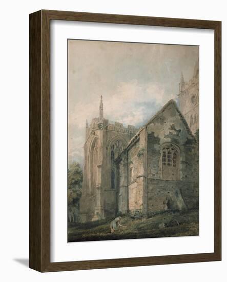 The Ancient Charnel House-Thomas Girtin-Framed Giclee Print