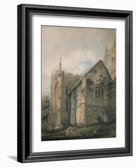 The Ancient Charnel House-Thomas Girtin-Framed Giclee Print
