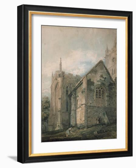 The Ancient Charnel House-Thomas Girtin-Framed Giclee Print