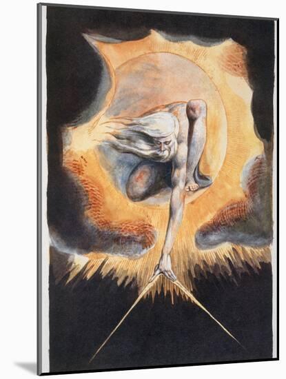 'The Ancient of Days', 1793-William Blake-Mounted Giclee Print