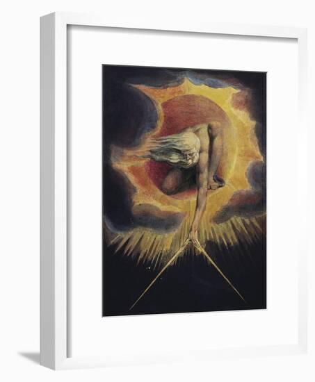 The Ancient of Days, 1794-William Blake-Framed Giclee Print