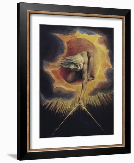 The Ancient of Days, 1794-William Blake-Framed Giclee Print