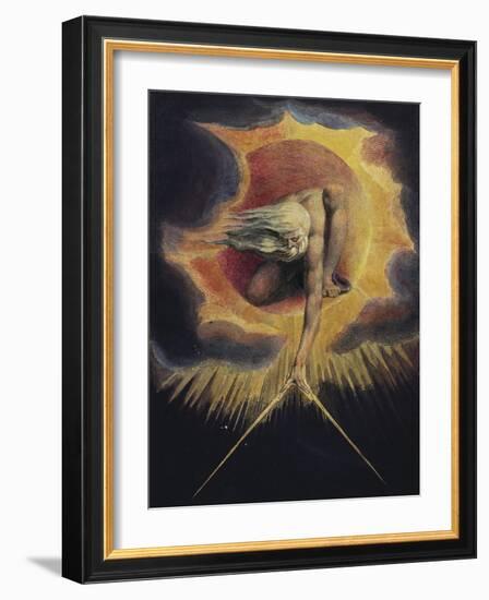 The Ancient of Days, 1794-William Blake-Framed Giclee Print