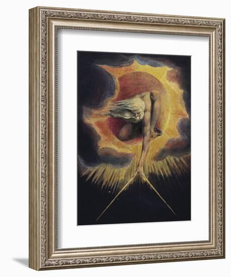 The Ancient of Days, 1794-William Blake-Framed Giclee Print