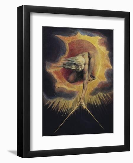 The Ancient of Days, 1794-William Blake-Framed Giclee Print