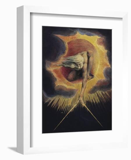 The Ancient of Days, 1794-William Blake-Framed Giclee Print