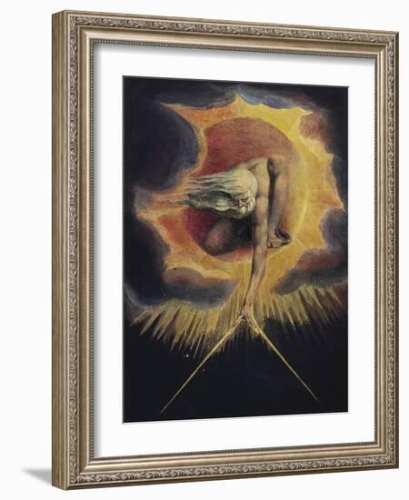 The Ancient of Days, 1794-William Blake-Framed Premium Giclee Print