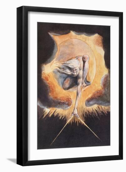 The Ancient of Days, from 'Europe a Prophecy', 1793-William Blake-Framed Giclee Print