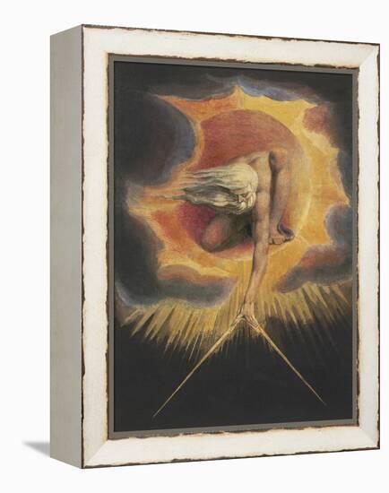 The Ancient of Days, from the series Europe: A Prophecy, 1794-William Blake-Framed Stretched Canvas