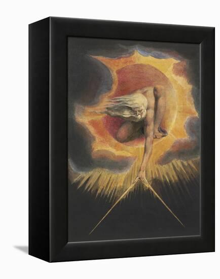 The Ancient of Days, from the series Europe: A Prophecy, 1794-William Blake-Framed Stretched Canvas